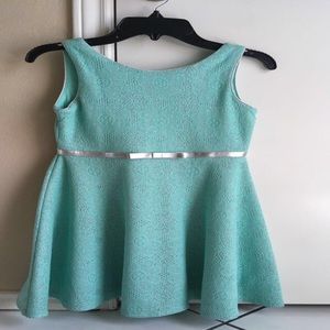 Emily west mint color sleeveless dress